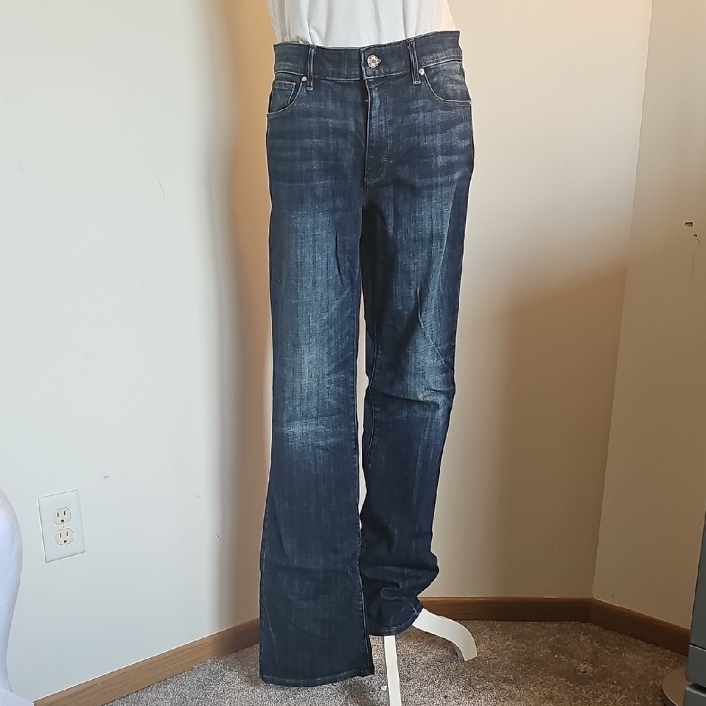 White House Black Market Dark Blue Denim Pants